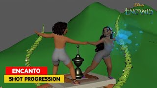 ENCANTO  Sister Dance Shot Progression  Hyrum Osmond  3D Animation Internships [upl. by Chita]