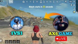 1VS1 Pubg Lite Ax6gaming live 1v1 💪 [upl. by Renie]