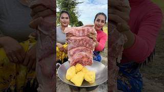 How to crispy pork with butter recipe shortvideo shorts cooking food recipe [upl. by Laurita]