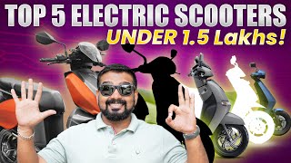 Top 5 Best EV Scooters In India Under Rs15 Lakh 🛵⚡ [upl. by Dumond]