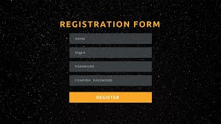 Registration Form Using HTML and CSS [upl. by Norris409]