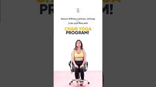 Chair Yoga for a Calmer Mind and Reenergized Body shilpashetty shilpashettyyoga [upl. by Maidie]