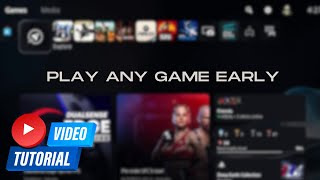 How to Play PS5 games EARLY Free Early Access [upl. by Che]