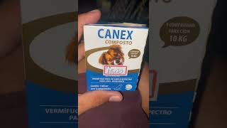 A melhor medicação para vermes e carrapatos em seus cães  comprei e aprovei “CANEX COMPOSTO””👏👏 [upl. by Dailey858]