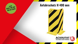 👷 Montageanleitung Anfahrschutz H400mm nach DGUV 108007 amp DIN EN 15635 Produktvideo  AckrutatShop [upl. by Wilmer371]