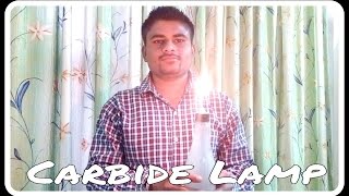 Homemade Carbide Lamp Easy [upl. by Calvina]