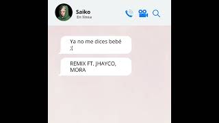 BB IA COVER Saiko Ft Jhayco Mora [upl. by Gnanmos]