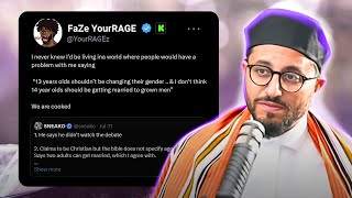 Muslim Scholar Responds to FaZe YourRAGE on Age of Marriage [upl. by Beera]