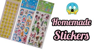 How To Make Sticker At HomeDiy Homemade Stickers Step By StepEasy Stickers Making At HomeDiy [upl. by Caril]