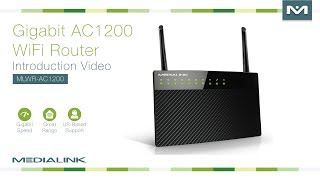 Medialink Gigabit AC1200 Router Introduction  Buying Guide [upl. by Kcire]