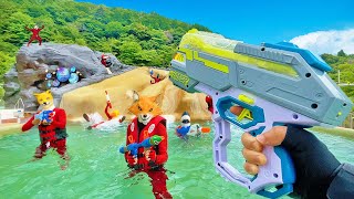 Nerf War  Water Park amp SPA Battle 5 Nerf First Person Shooter [upl. by Fassold]