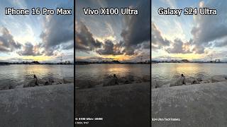 iPhone 16 Pro Max Vs Vivo X100 Ultra Vs Samsung Galaxy S24 Ultra Camera Comparison [upl. by Anayet]