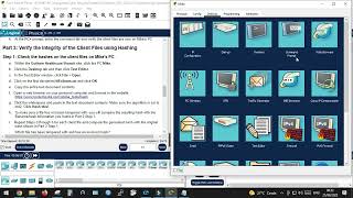 2527 Packet Tracer  Using File and Data Integrity Checkspka [upl. by Ohploda]