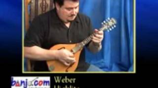 Banjocom video demo of a new Weber Hyalite Mandolin [upl. by Atinuj]