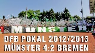 DFB Pokal Preußen Münster 42 Werder Bremen Münster 4 Life [upl. by Oralie]