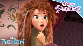 Frozen  Anna Waking Up  Disney Princess [upl. by Rosse]