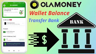 Ola Money Postpaid Balance Transfer Your Bank Account [upl. by Ynnol]