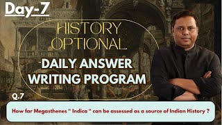 History Optional Daily Answer Writing Program Day 7  history upsc2025 ias source [upl. by Imoyn815]