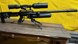 FX impact M3 35 cal Sniper 800mm barrel ￼ first shot [upl. by Oratnek]