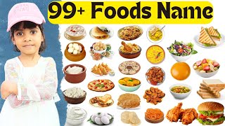 Foods Name  99 Foods Name  In English With Pictures Foods Vocabulary  Aira class [upl. by Wheaton]