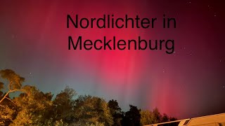 Nordlichter in Mecklenburg in DARGUN am 10102024 [upl. by Torr942]