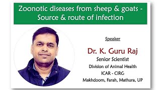 Zoonotic diseases from sheep and goats  Source amp route of infection Sheepfarming Goatfarming [upl. by Pascale]