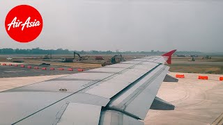 New Taxiway  Thai AirAsia A320200 Full Takeoff and Landing  Chiang Rai CEI  Don Mueang DMK [upl. by Atreb911]