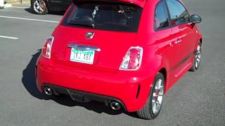 2012 Fiat 500 Abarth exhaust sound [upl. by Gnilrits]