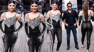 Urvashi RautelaShael Oswal Spotted At Sets Of India Best Dancer Promoting Their Upcoming Song Rabba [upl. by Hterag]