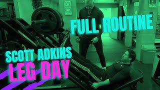 Training Scott Adkins  Leg Day at Legends Gym [upl. by Block382]