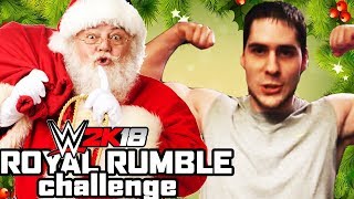 PopularMMOs amp Father Christmas  Royal Rumble Challenge  WWE 2K18 [upl. by Viole]