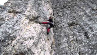 Arrampicata sportiva passo Falzarego [upl. by Neerihs]