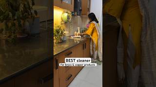 ✅How to clean brass items❓ shorts youtubeshorts amazonfinds cleaning cleaninghacks diy howto [upl. by Eemla]