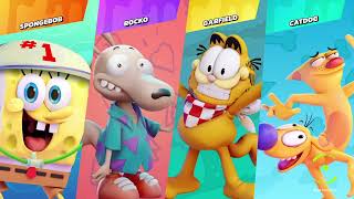 SpongeBobRocko Vs GarfieldCatDogNickelodeon AllStar Brawl [upl. by Milli]