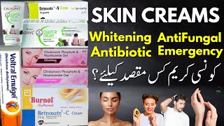 Skin Creams  Ointment  Antifungal Creams  Antibiotic Creams [upl. by Assirol]