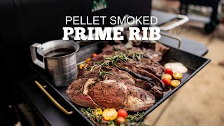 The BEST Pellet Smoked Prime Rib [upl. by Rases]