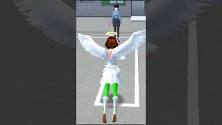 Angel Attack on Police Station sakuraschoolsimulator sakura shorts [upl. by Faydra831]