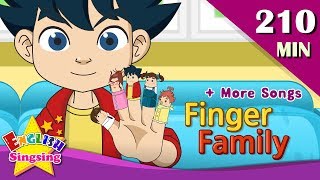 Finger Family  More FUN BODY Songs  Top 50 Nursery Rhymes with lyrics  English kids video [upl. by Viv]