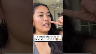 How to sing using your nasal voice  Amazane hack [upl. by Grant]