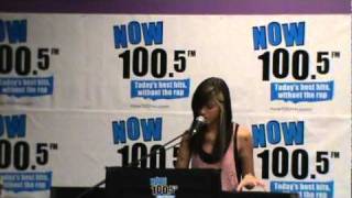 Christina Perri Performs Jar of Hearts at NOW 1005 Studios [upl. by Scoles]