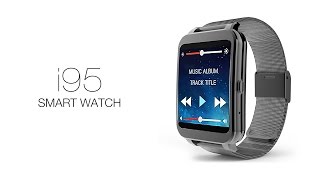 i95 Smart Watch Android 43 Call Reminder WiFi Heart Rate Monitor Bluetooth IP65 4GB Smart Watch [upl. by Ettenyar23]