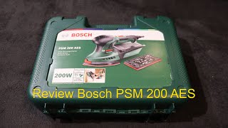 Review Bosch Multischleifer PSM 200 AES [upl. by Eremahs]