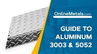 Guide to 3003 amp 5052 Aluminum  Materials Talk Series [upl. by Akedijn]