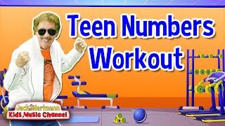 Teen Numbers Workout  Jack Hartmann [upl. by Eyahc647]