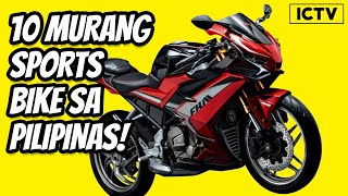 10 Murang sport bike sa Pilipinas  budget sports bike philippines  murang big bike [upl. by Orsa177]