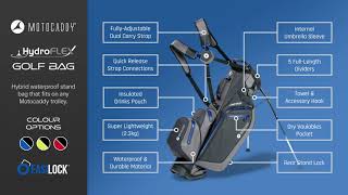 2024 Motocaddy HydroFLEX Bag Features [upl. by Avik283]