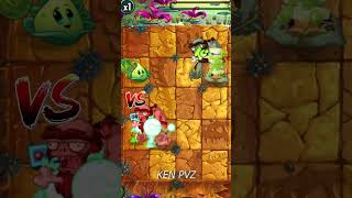 PvZ 2  Turkeypult Vs Electric Peashooter Vs Block head Zombie shorts [upl. by Novyat]