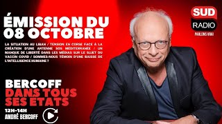 Bercoff dans tous ses états  Émission du 8 octobre [upl. by Aiyekal]