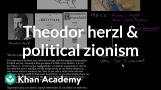 Theodor Herzl and the birth of political Zionism  The 20th century  World history  Khan Academy [upl. by Blanca]