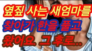 옆집 사는 새엄마와  실화사연 충격적인 사연 막장사연 장모님 썰 이모 친구엄마 사이다 응징 반전 사랑 이야기 로맨스 [upl. by Gratt]